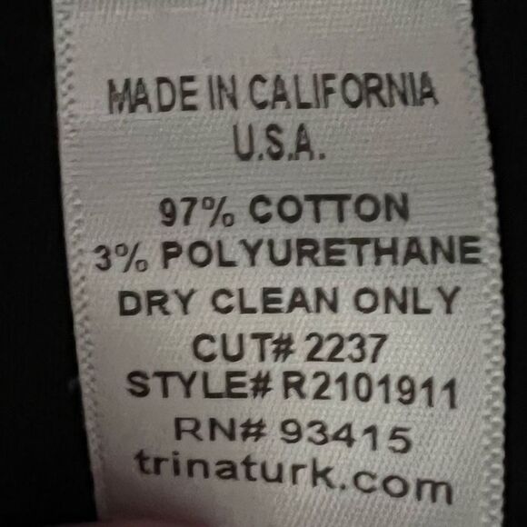 Trina Turk Flat No Waist Cigarette Pant - Picture 8 of 8